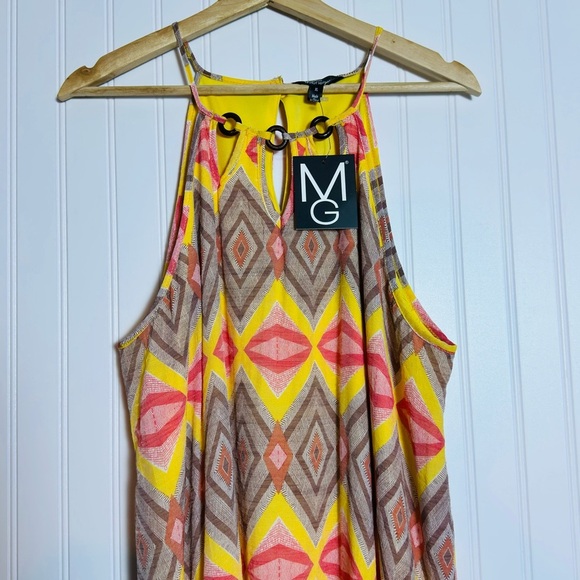 Mlle Gabrielle Colorful Geometric Dress Colorful Geometric Maxi Dress XL - Picture 3 of 11